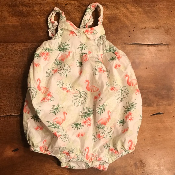 Janie and Jack Other - Janie and Jack Flamingo Romper